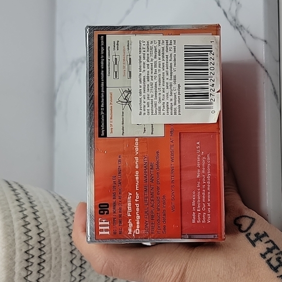 Sony | HF90 Blank Audio Cassette Tapes High Fidelity Normal C-90HFL | NWT - Picture 4 of 4